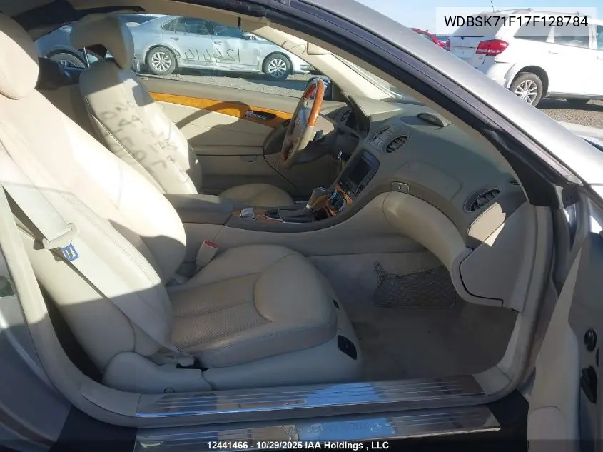 WDBSK71F17F128784 2007 Mercedes-Benz Sl 550