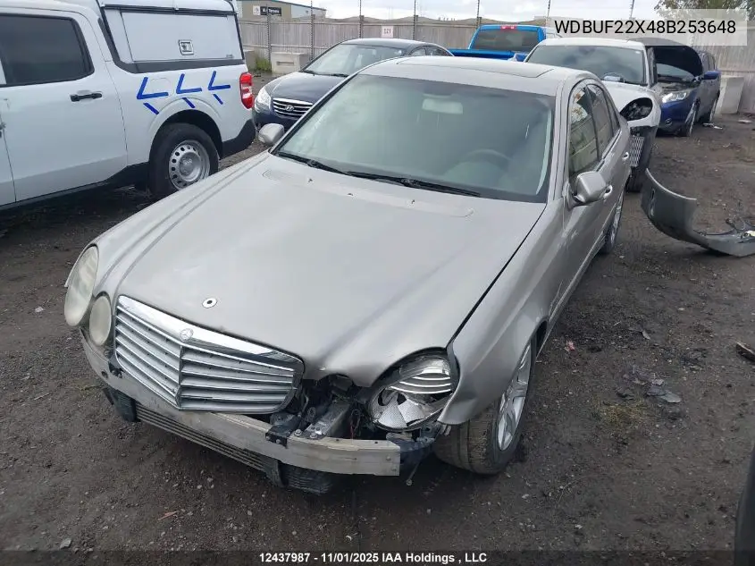 WDBUF22X48B253648 2008 Mercedes-Benz E 320 Cdi
