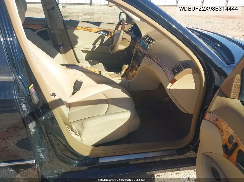 WDBUF22X98B314444 2008 Mercedes-Benz E 320 Bluetec
