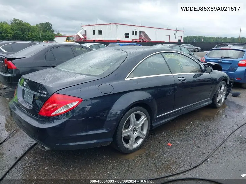 WDDEJ86X89A021617 2009 Mercedes-Benz Cl 550 4Matic