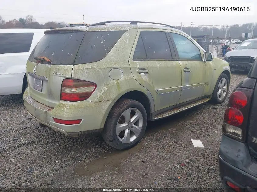 4JGBB25E19A490616 2009 Mercedes-Benz Ml 320 Bluetec 4Matic