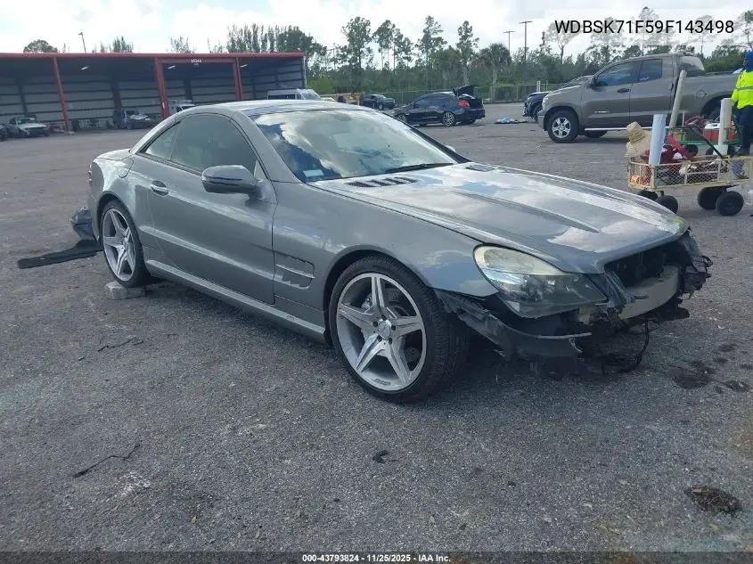 WDBSK71F59F143498 2009 Mercedes-Benz Sl 550