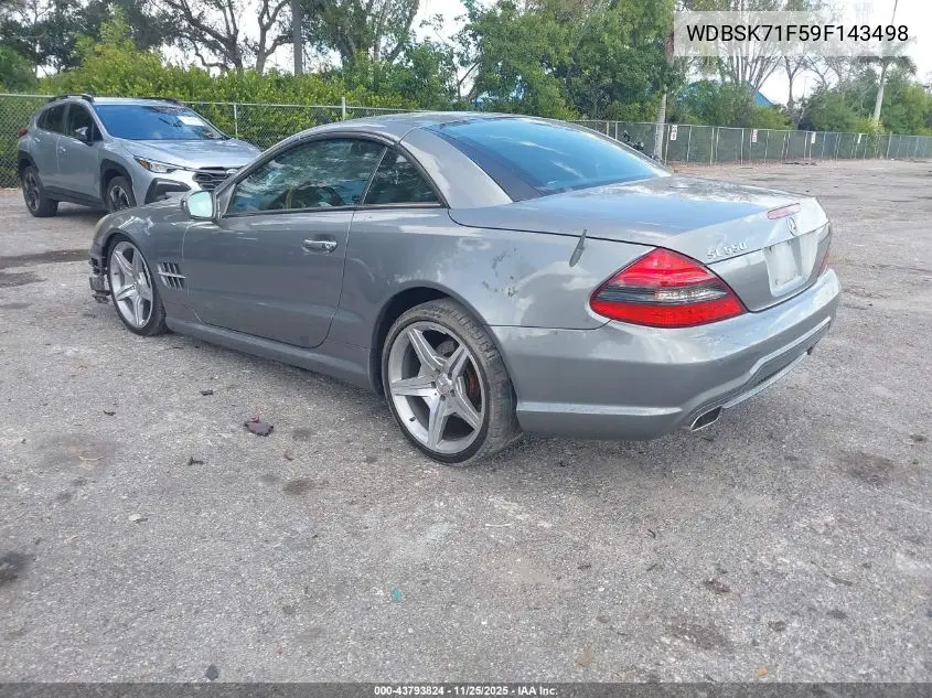 WDBSK71F59F143498 2009 Mercedes-Benz Sl 550