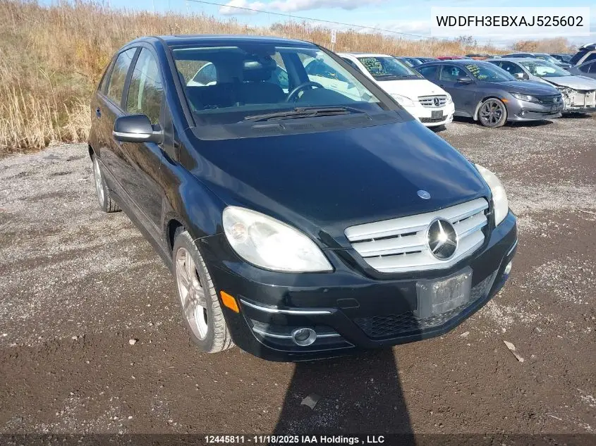 WDDFH3EBXAJ525602 2010 Mercedes-Benz B