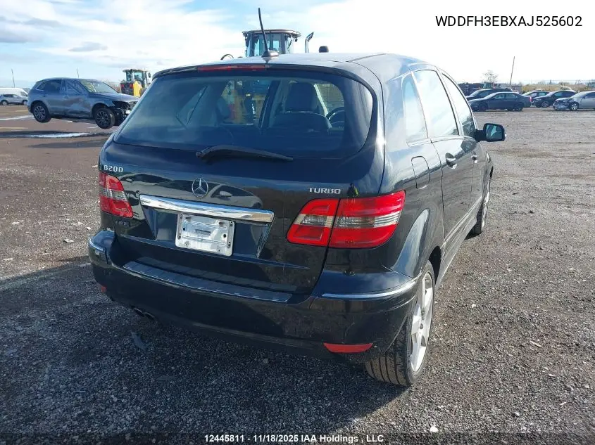 WDDFH3EBXAJ525602 2010 Mercedes-Benz B