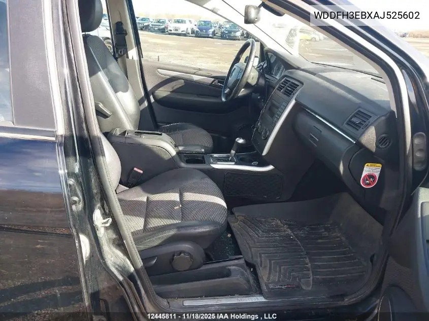 WDDFH3EBXAJ525602 2010 Mercedes-Benz B