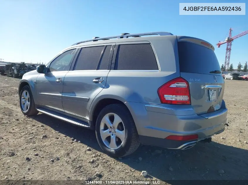 4JGBF2FE6AA592436 2010 Mercedes-Benz Gl 350 Bluetec