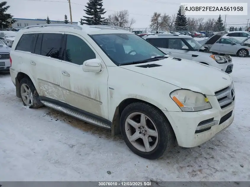 4JGBF2FE2AA561958 2010 Mercedes-Benz Gl 350 Bluetec
