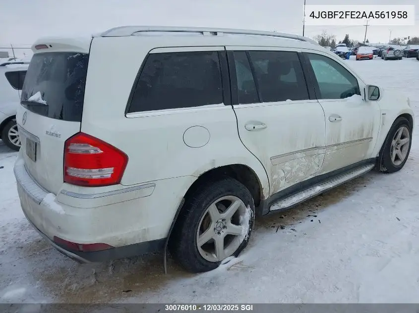 4JGBF2FE2AA561958 2010 Mercedes-Benz Gl 350 Bluetec
