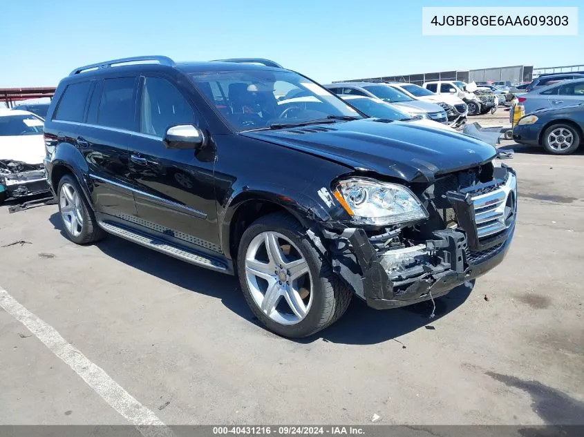 4JGBF8GE6AA609303 2010 Mercedes-Benz Gl 550 4Matic