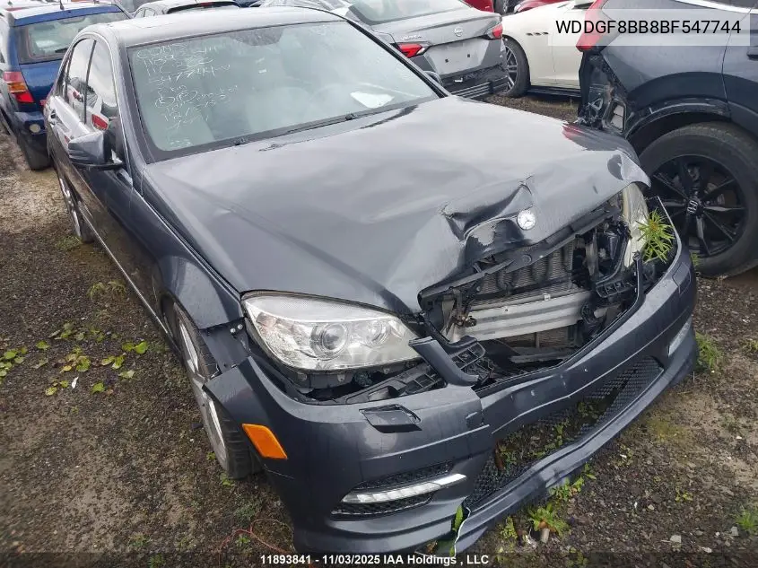 WDDGF8BB8BF547744 2011 Mercedes-Benz C 300 4Mati