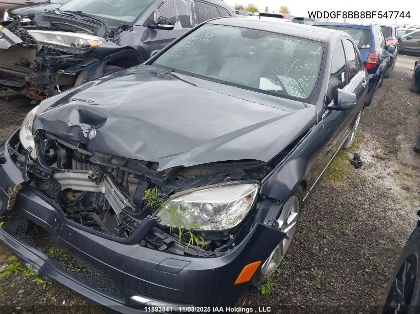 WDDGF8BB8BF547744 2011 Mercedes-Benz C 300 4Mati