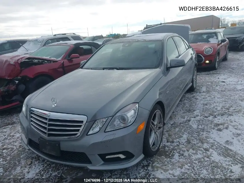 WDDHF2EB3BA426615 2011 Mercedes-Benz E 350 Bluetec