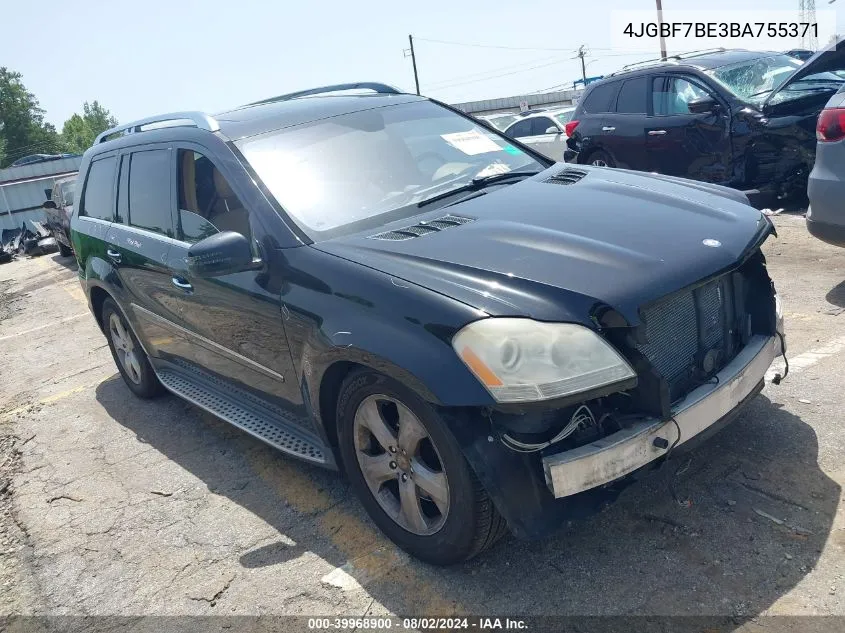 4JGBF7BE3BA755371 2011 Mercedes-Benz Gl 450 4Matic