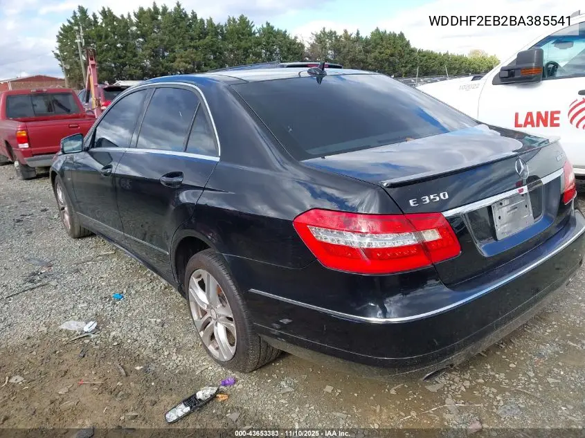 WDDHF2EB2BA385541 2011 Mercedes-Benz E 350 Bluetec