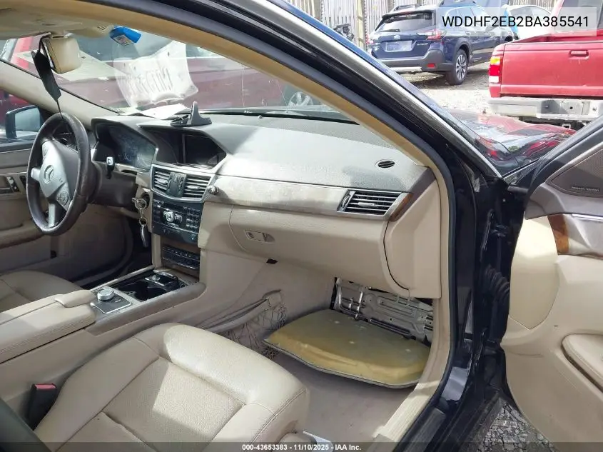 WDDHF2EB2BA385541 2011 Mercedes-Benz E 350 Bluetec