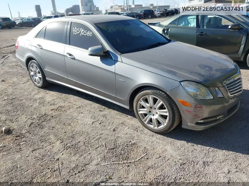 WDDHF2EB9CA537431 2012 Mercedes-Benz E 350 Bluetec