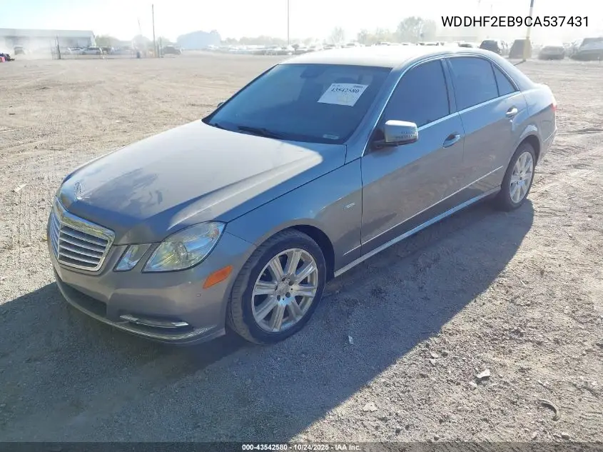 WDDHF2EB9CA537431 2012 Mercedes-Benz E 350 Bluetec