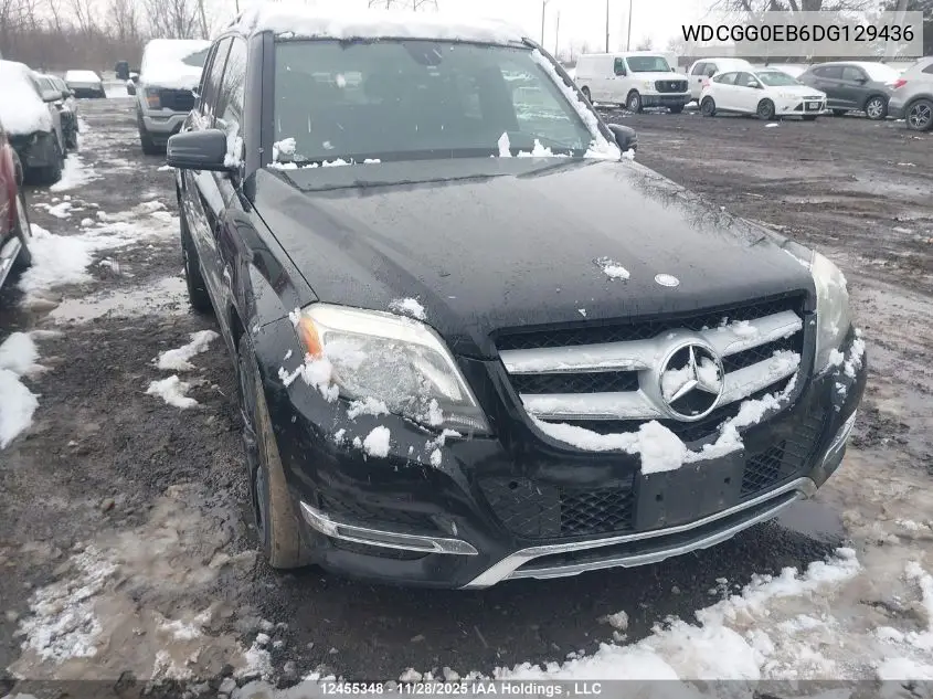 WDCGG0EB6DG129436 2013 Mercedes-Benz Glk 250 Bluetec