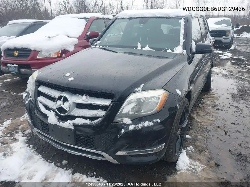 WDCGG0EB6DG129436 2013 Mercedes-Benz Glk 250 Bluetec