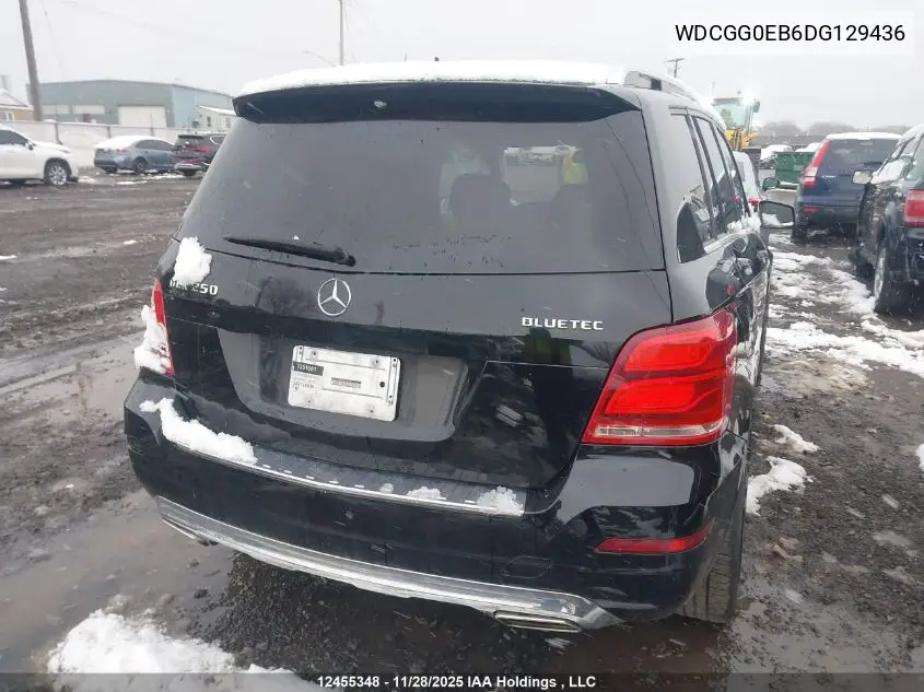 WDCGG0EB6DG129436 2013 Mercedes-Benz Glk 250 Bluetec