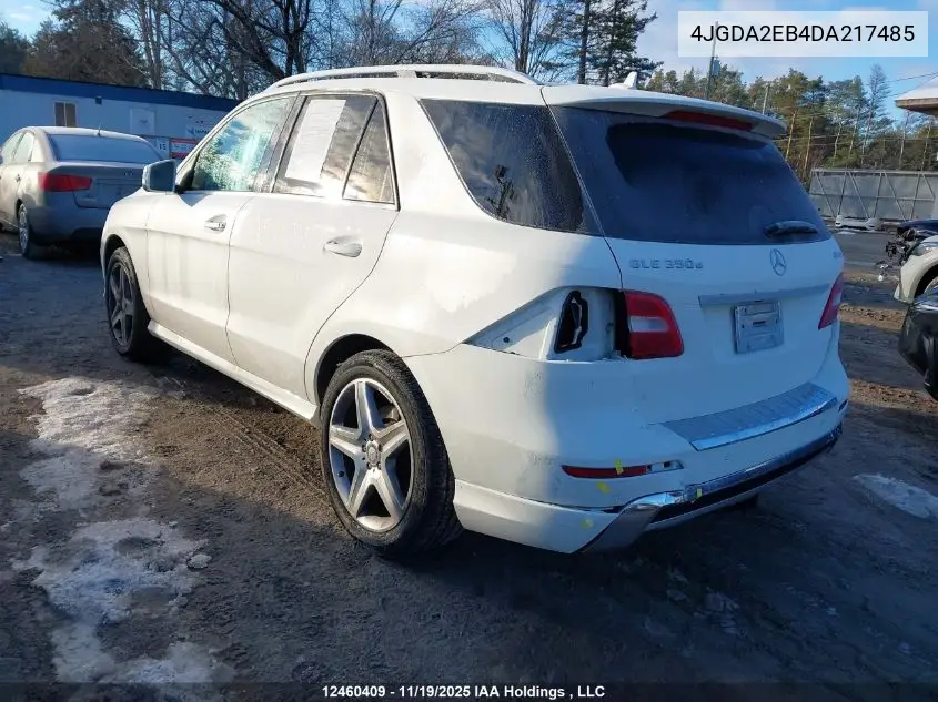 4JGDA2EB4DA217485 2013 Mercedes-Benz Ml 350 Bluetec