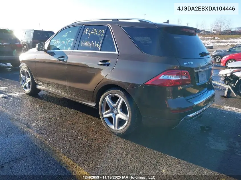 4JGDA2EBXDA104446 2013 Mercedes-Benz Ml 350 Bluetec