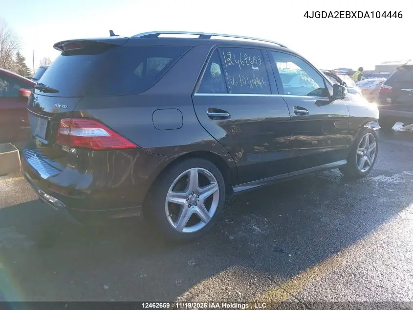 4JGDA2EBXDA104446 2013 Mercedes-Benz Ml 350 Bluetec