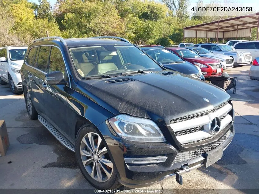 4JGDF7CE2DA243658 2013 Mercedes-Benz Gl 450 4Matic