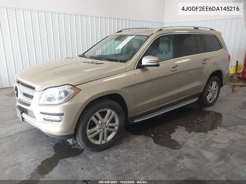 4JGDF2EE6DA145216 2013 Mercedes-Benz Gl 350 Bluetec 4Matic