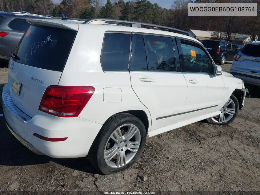 WDCGG0EB6DG108764 2013 Mercedes-Benz Glk 250 Bluetec 4Matic