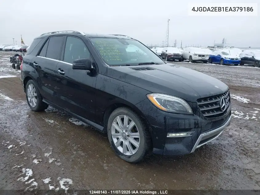 4JGDA2EB1EA379186 2014 Mercedes-Benz Ml 350 Bluetec