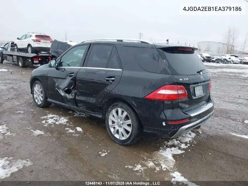 4JGDA2EB1EA379186 2014 Mercedes-Benz Ml 350 Bluetec