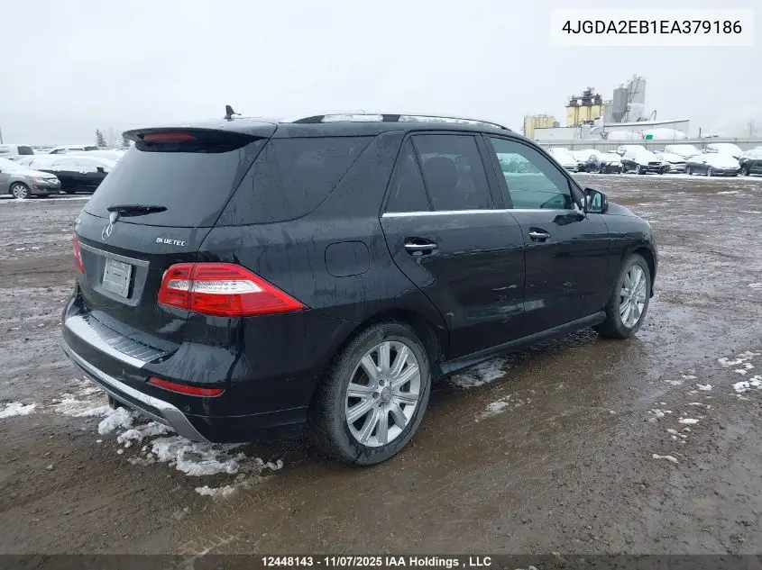 4JGDA2EB1EA379186 2014 Mercedes-Benz Ml 350 Bluetec