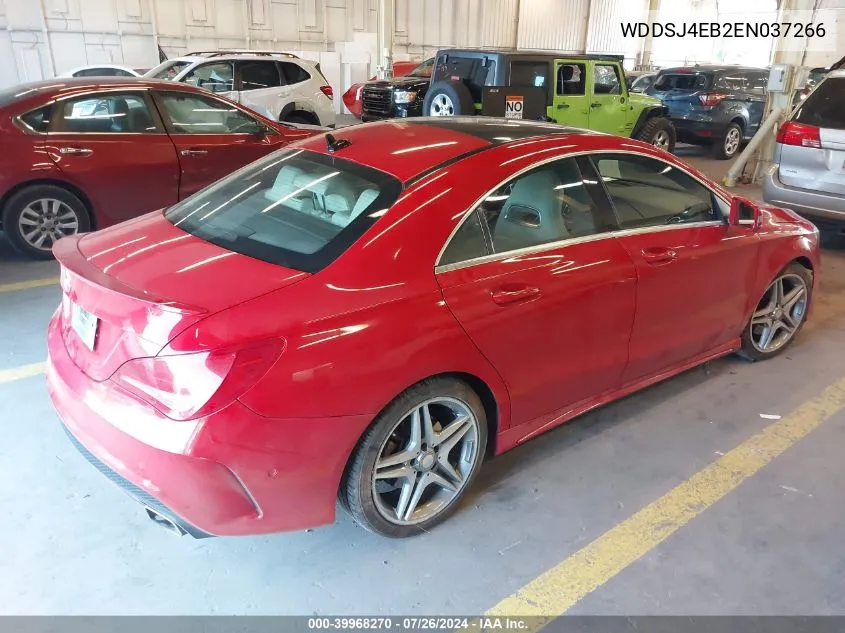 2014 Mercedes-Benz Cla 250 VIN: WDDSJ4EB2EN037266 Lot: 39968270