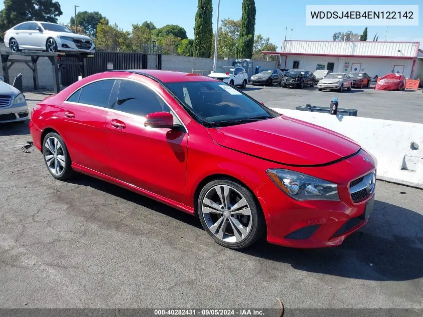 WDDSJ4EB4EN122142 2014 Mercedes-Benz Cla 250