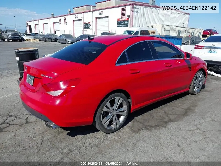 WDDSJ4EB4EN122142 2014 Mercedes-Benz Cla 250