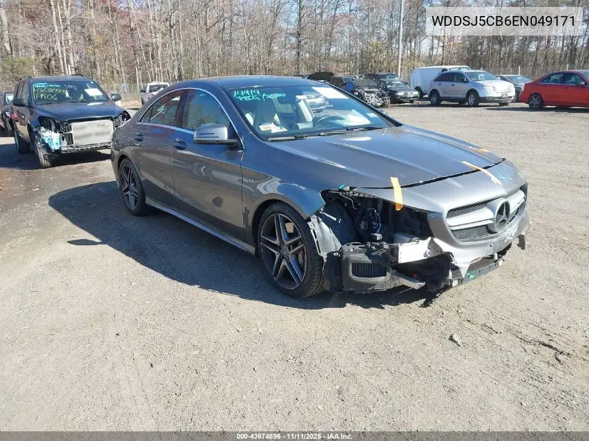 WDDSJ5CB6EN049171 2014 Mercedes-Benz Amg Cla 45