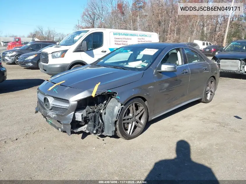 WDDSJ5CB6EN049171 2014 Mercedes-Benz Amg Cla 45