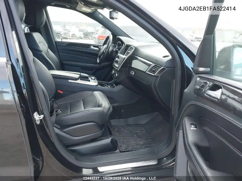 4JGDA2EB1FA522414 2015 Mercedes-Benz Ml 350 Bluetec