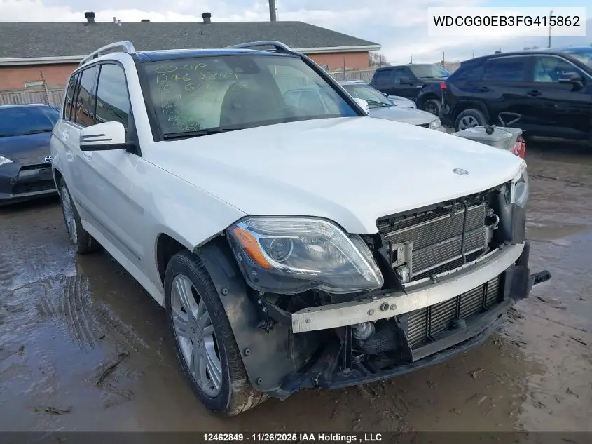 WDCGG0EB3FG415862 2015 Mercedes-Benz Glk 250 Bluetec