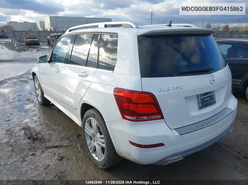WDCGG0EB3FG415862 2015 Mercedes-Benz Glk 250 Bluetec