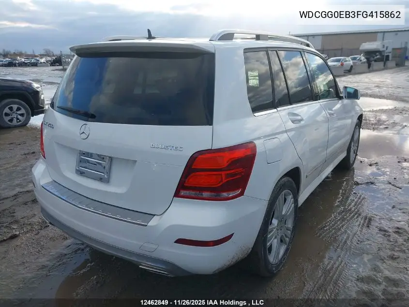 WDCGG0EB3FG415862 2015 Mercedes-Benz Glk 250 Bluetec