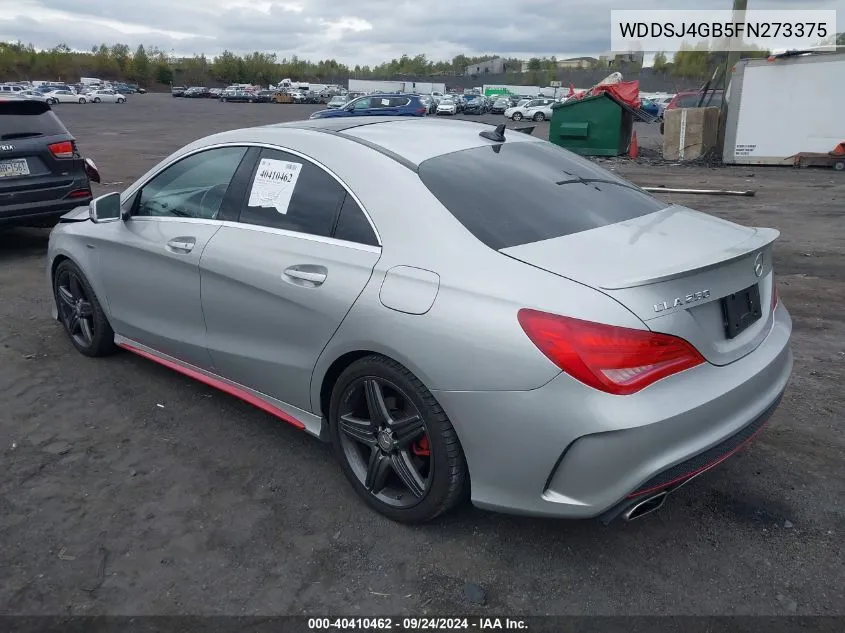 WDDSJ4GB5FN273375 2015 Mercedes-Benz Cla 250 4Matic