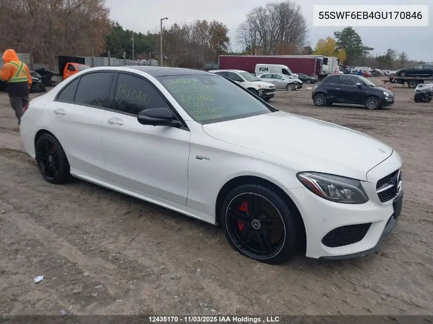 55SWF6EB4GU170846 2016 Mercedes-Benz C 450 4Mati Amg