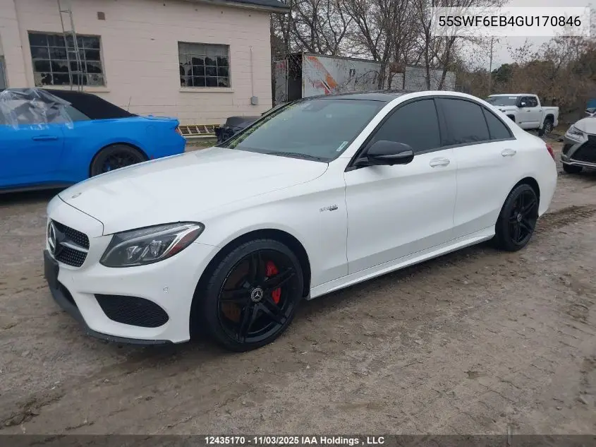 55SWF6EB4GU170846 2016 Mercedes-Benz C 450 4Mati Amg