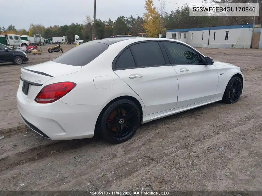 55SWF6EB4GU170846 2016 Mercedes-Benz C 450 4Mati Amg