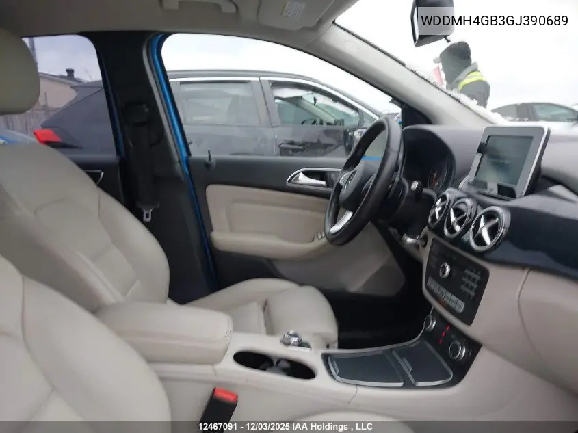 WDDMH4GB3GJ390689 2016 Mercedes-Benz B 250 4Matic