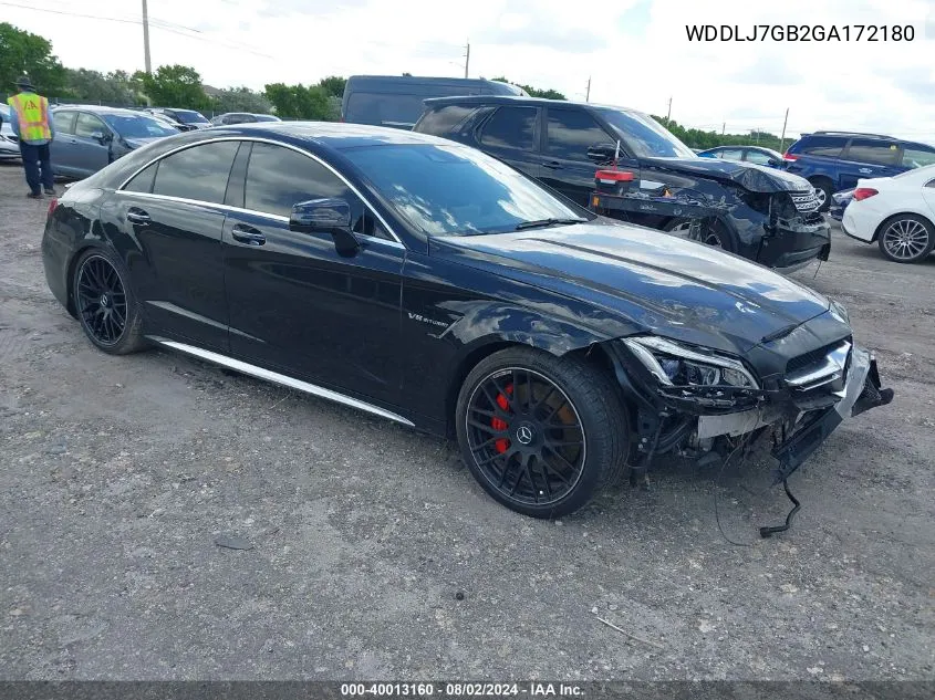 WDDLJ7GB2GA172180 2016 Mercedes-Benz Amg Cls 63 S 4Matic