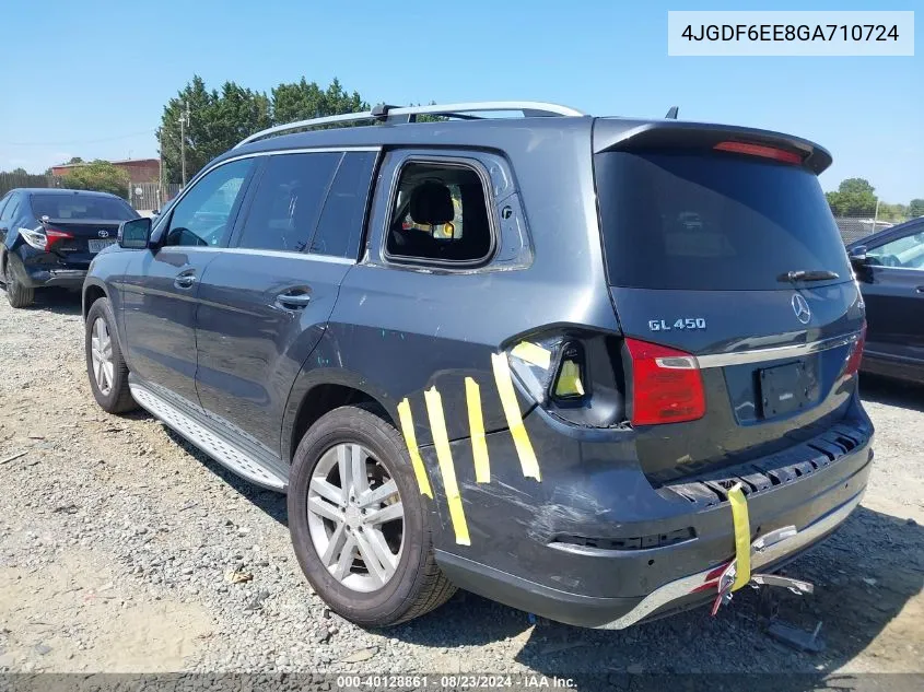 4JGDF6EE8GA710724 2016 Mercedes-Benz Gl 450 4Matic